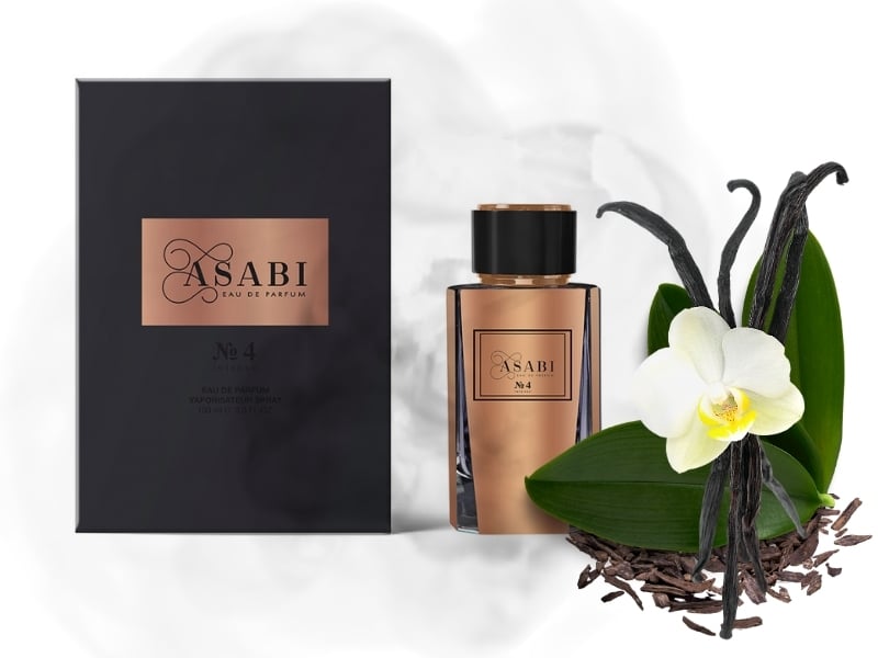 © ASABI Parfumes N°4 mit warmen Amber-Noten