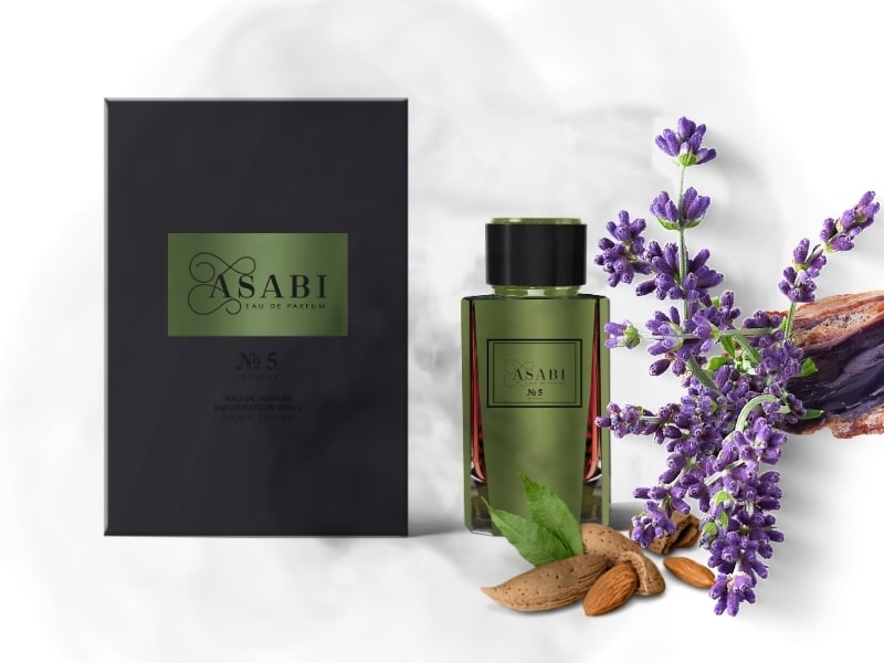 © ASABI Parfumes N°5 - mediterraner Unisex-Duft mit Myrrhe und Lavendel